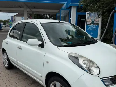 Gebraucht Nissan Micra 65 PS (47 kW) 2009 Weiß Kleinwagen