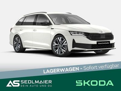 Neu Skoda Octavia SportLine 204 PS (150 kW) 2025 Moonweiss Kombi