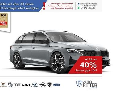 Neu Skoda Octavia SportLine 204 PS (150 kW) 2026 Silber Kombi