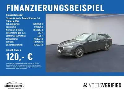 Gebraucht Skoda Octavia Clever 150 PS (110 kW) 2022 Schwarz Kombi