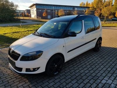 Gebraucht Skoda Roomster Noire 86 PS (63 kW) 2014 Weiß Van / Kleinbus