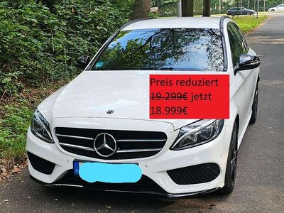 Gebraucht Mercedes C220 AMG line 170 PS (125 kW) 2017 Weiß Kombi