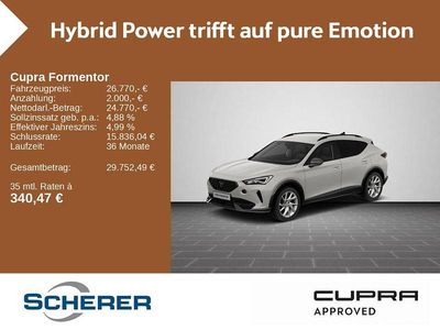 Second-hand Cupra Formentor 204 CP (150 kW) 2024 Alb SUV