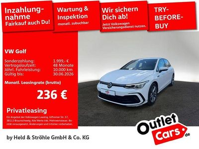 Gebraucht VW Golf VIII R-line 131 PS (96 kW) 2023 Weiß Limousine