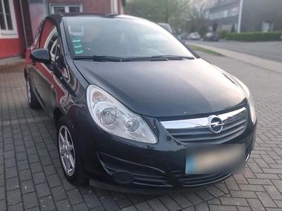 Gebraucht Opel Corsa 2008 Schwarz Kleinwagen