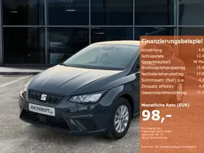 Neu Seat Ibiza Style 80 PS (58 kW) 2025 Blau Kleinwagen