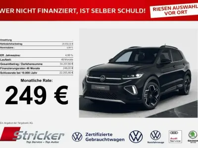 Nowe VW T-Cross R-line 116 KM (85 kW) 2026 Czarny SUV