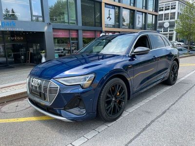 Gebraucht Audi e-tron S-Line 300 kW (408 PS) 2024 Blau SUV