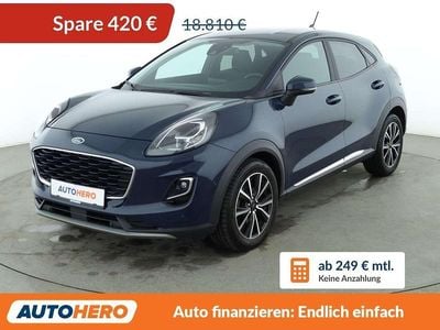 Gebraucht Ford Puma Titanium 120 PS (88 kW) 2021 Blau SUV