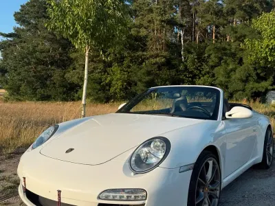 Gebraucht Porsche 911 Carrera Cabriolet 345 PS (253 kW) 2009 Weiß Cabrio