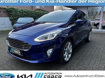 Blau Gebraucht 2018 Ford Fiesta Titanium Kleinwagen | 10.971 € (Fairer Preis)