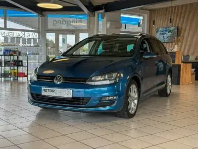 Gebraucht VW Golf VII Highline 132 PS (97 kW) 2014 Pacific blue Kombi