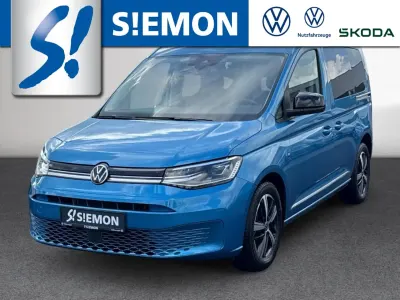 Gebraucht VW Caddy Style 122 PS (89 kW) 2021 Blau Van / Kleinbus