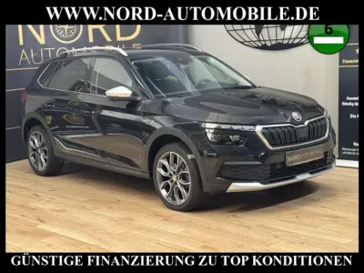 Gebraucht Skoda Kamiq ScoutLine 150 PS (110 kW) 2023 Black magic perleffe (metallic) SUV
