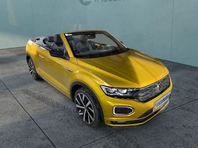 Gebraucht VW T-Roc Cabriolet R-line 150 PS (110 kW) 2021 Gelb Cabrio