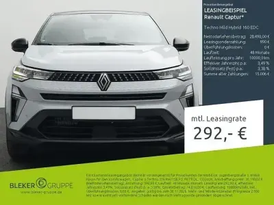 Gebraucht Renault Captur Techno 158 PS (116 kW) 2025 Grau kqj + schwarz gne SUV
