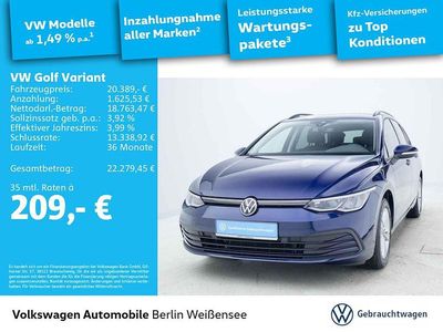 Atlantik blue metallic Gebraucht 2022 VW Golf VIII Life Kombi | 20.389 € (Guter Preis)