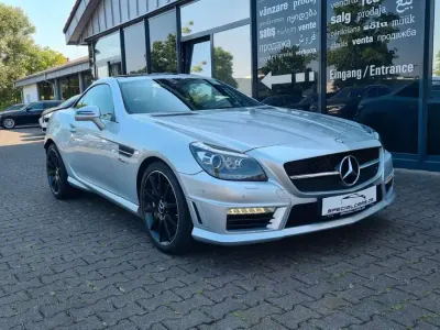 Gebraucht Mercedes SLK55 AMG AMG 421 PS (309 kW) 2013 Silber Cabrio