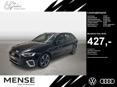 Gebraucht Audi A4 S-Line 204 PS (150 kW) 2022 Mythosschwarz Kombi