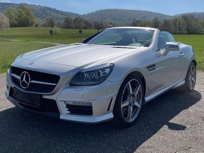 Gebraucht Mercedes SLK55 AMG AMG 421 PS (309 kW) 2015 Silber Cabrio
