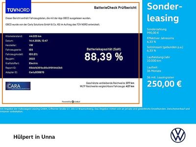 Brugt VW ID.3 Pure 110 kW (150 HK) 2021 Grå Hatchback