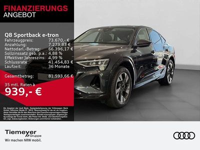 Gebraucht Audi e-tron Sportback Ambiente 250 kW (340 PS) 2025 Grau SUV