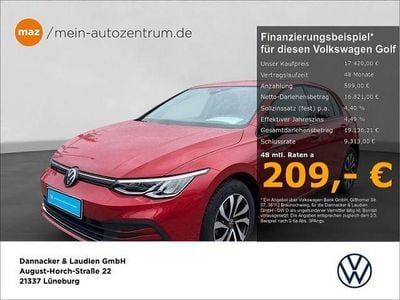 Gebraucht VW Golf VIII Active 110 PS (80 kW) 2021 Kings red metallic Limousine