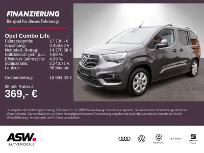Brugt Opel Combo Life Edition 110 HK (80 kW) 2018 Grå Sedan