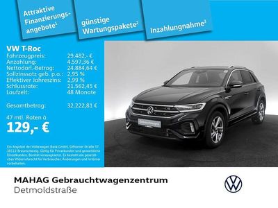 Gebraucht VW T-Roc R-line 150 PS (110 kW) 2025 Deep black perleffekt SUV