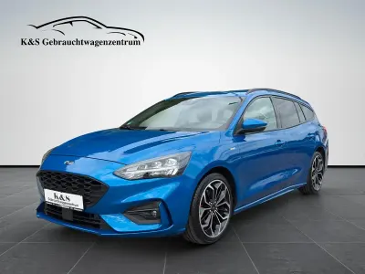Gebraucht Ford Focus ST-Line 150 PS (110 kW) 2019 Blau Kombi