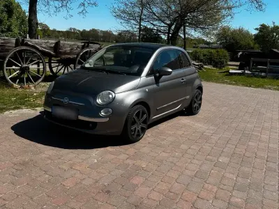 Brugt Fiat 500 Lounge 95 HK (69 kW) 2011 Grå Hatchback
