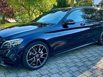 Usata Mercedes C180 156 CV (114 kW) 2019 Blu Berlina