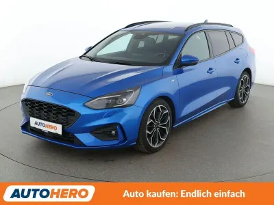 Gebraucht Ford Focus ST-Line 182 PS (133 kW) 2018 Blau Kombi