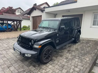 Occasion Jeep Wrangler Unlimited Sahara 200 ch (147 kW) 2018 Noir SUV