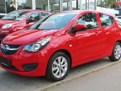 Gebraucht Opel Karl Active 75 PS (55 kW) 2017 Rot Kleinwagen