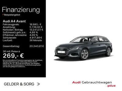 Gebraucht Audi A4 Advanced Plus 163 PS (119 kW) 2020 Grau Kombi