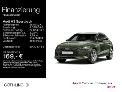 Gebraucht Audi A3 Advanced Plus 150 PS (110 kW) 2025 Distriktgrün metallic Limousine