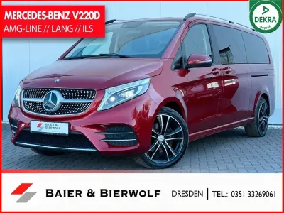 Używany Mercedes V220 AMG line 163 KM (119 kW) 2019 Czerwony Minivan
