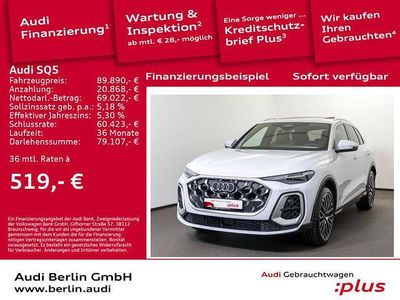 Gletscherweiß metallic Gebraucht 2025 Audi SQ5 Ambiente SUV | 89.890 € (Teuer)