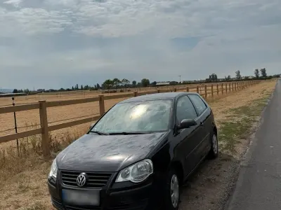 Gebraucht VW Polo 60 PS (44 kW) 2008 Schwarz Kleinwagen