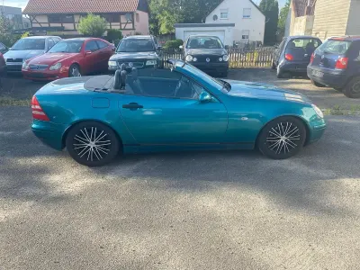 Gebraucht Mercedes SLK230 193 PS (141 kW) 1999 Grün Cabrio