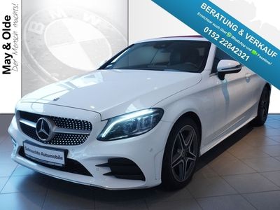 gebraucht Mercedes C200 Cabrio AMG Line LED NAV Airscarf T Leder