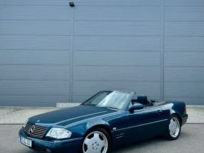 Gebraucht Mercedes SL320 AMG 224 PS (164 kW) 1998 Blau Cabrio