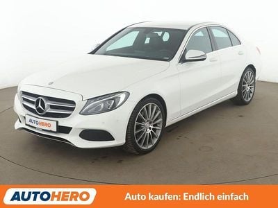 Usata Mercedes C200 Avantgarde 184 CV (135 kW) 2017 Bianco Berlina