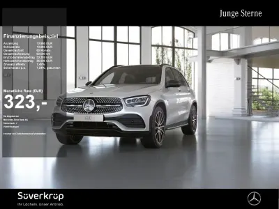 Gebraucht Mercedes GLC300 AMG 194 PS (142 kW) 2021 Weiß designo diamantweiß bright (metallic) SUV