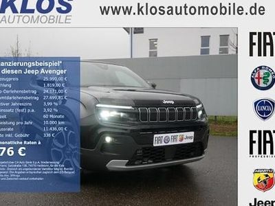 Neu Jeep Avenger Summit 100 PS (73 kW) 2026 Schwarz SUV