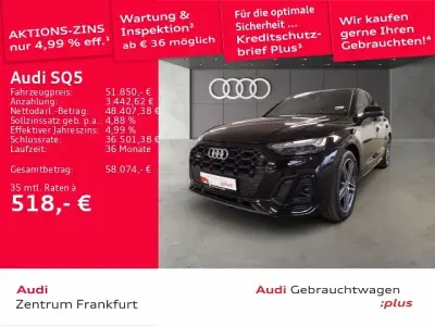 Brugt Audi SQ5 Ambiente 341 HK (250 kW) 2022 Sort SUV