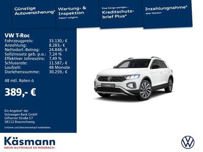 Gebraucht VW T-Roc Goal 150 PS (110 kW) 2025 Weiß SUV
