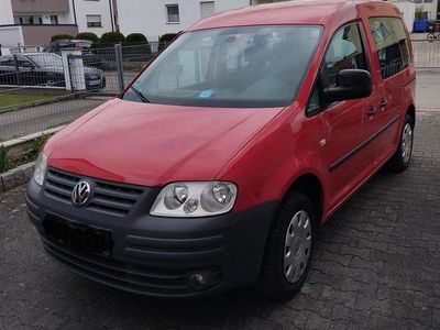 Second-hand VW Caddy Life 109 CP (80 kW) 2009 Roșu Monovolum