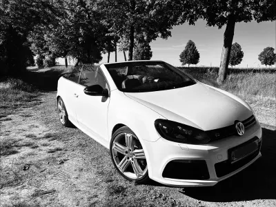 Gebraucht VW Golf Cabriolet R 265 PS (194 kW) 2013 Weiß Cabrio
